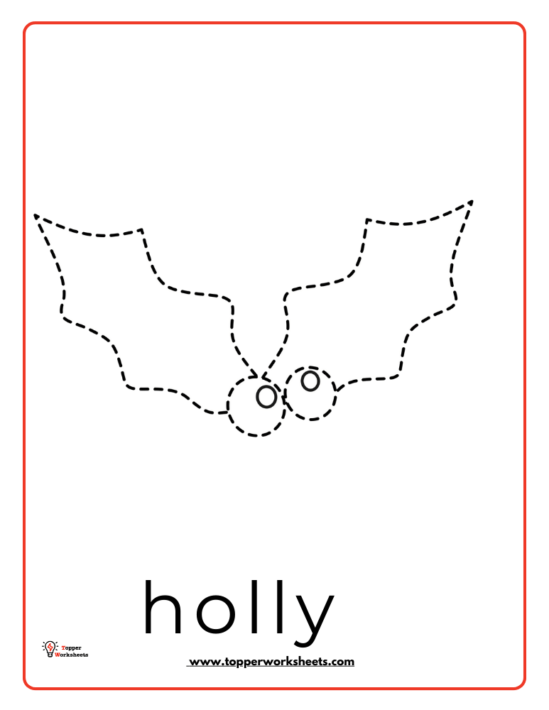 Christmas-tracing-worksheets