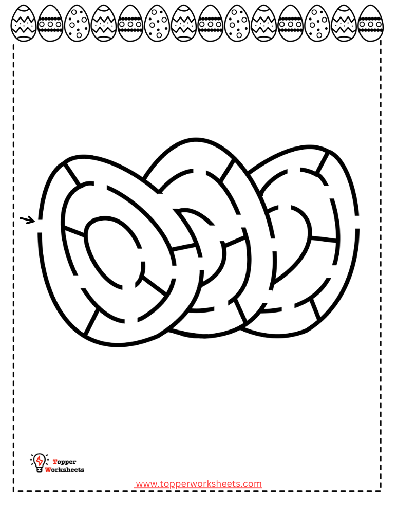 Easter Mazes worksheets