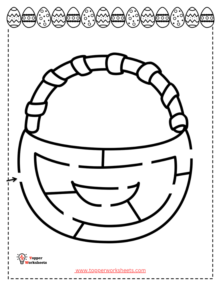 Easter Mazes worksheets