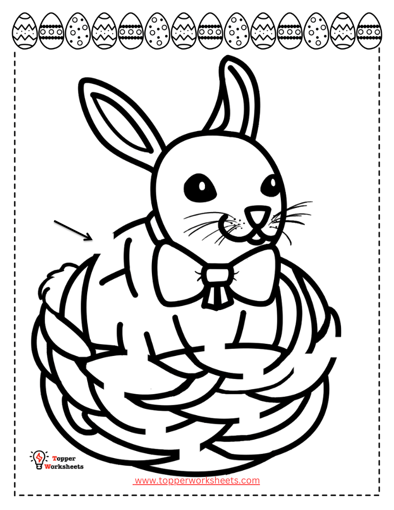 Easter Mazes worksheets