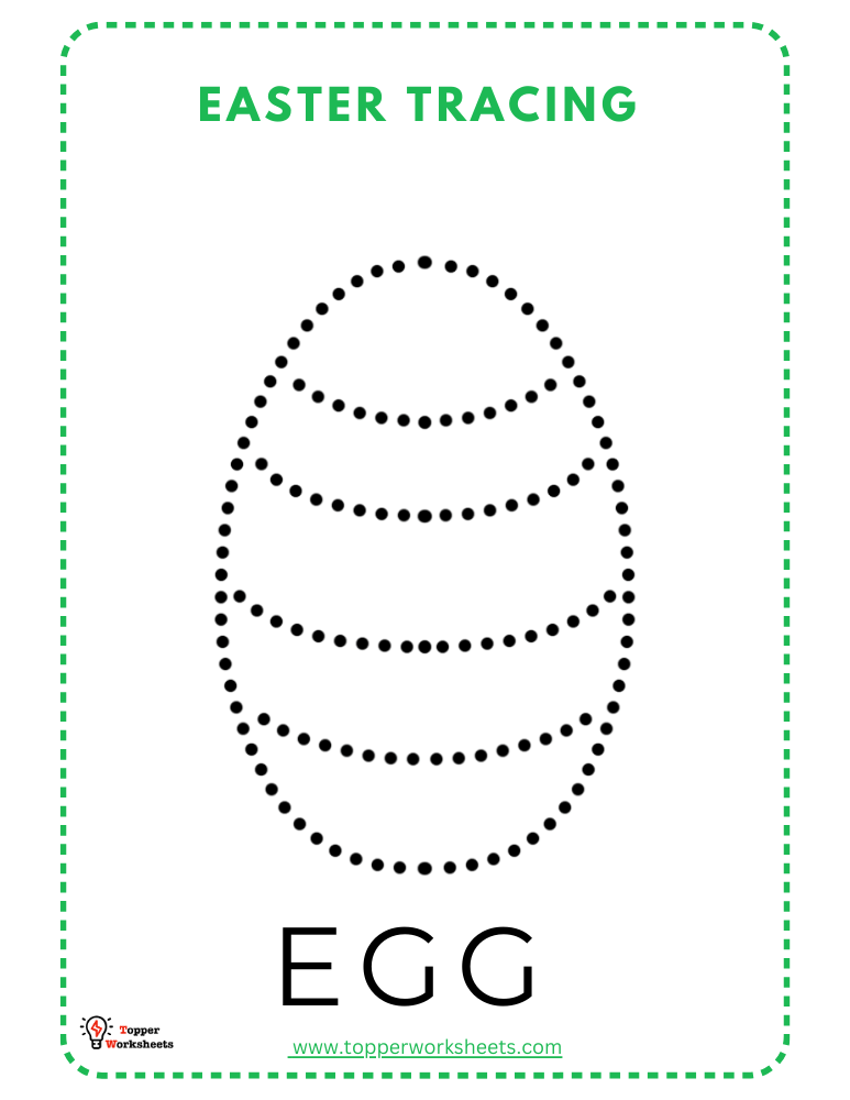 Easter tracing