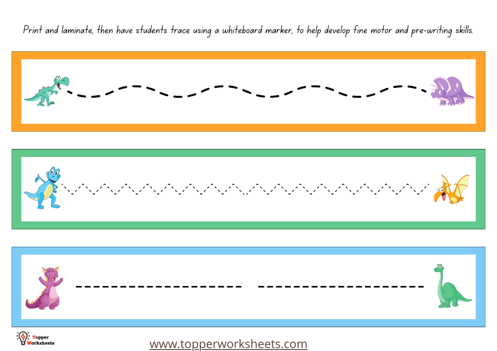 back to school tracing strips image